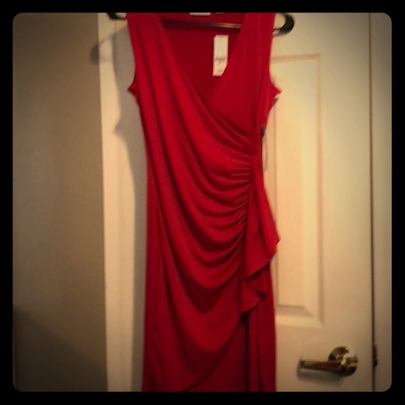 NY&C red wrap dress - Picture 1 of 4
